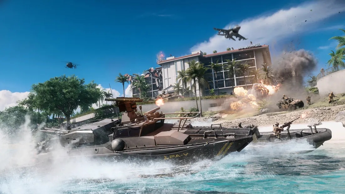 Naval RCB-90 patrol boats · EA in-game capture